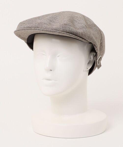 OVERRIDE（オーバーライド）の「OVERRIDE  LINEN LIKE HUNTING / オーバーライド（ハンチング/ベレー帽・メンズ・ブラック/グレー/ブラウン・60cm/58cm）」の3枚目の写真