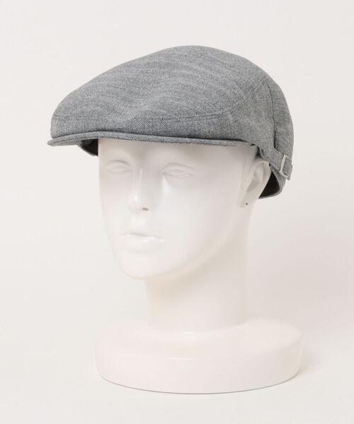 OVERRIDE（オーバーライド）の「OVERRIDE  LINEN LIKE HUNTING / オーバーライド（ハンチング/ベレー帽・メンズ・ブラック/グレー/ブラウン・60cm/58cm）」の2枚目の写真