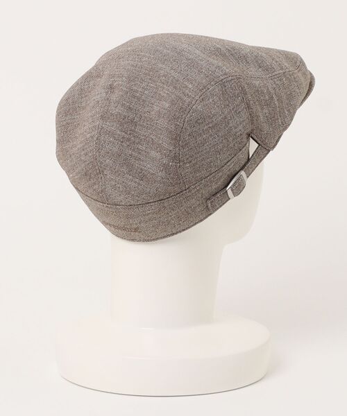 OVERRIDE（オーバーライド）の「OVERRIDE  LINEN LIKE HUNTING / オーバーライド（ハンチング/ベレー帽・メンズ・ブラック/グレー/ブラウン・60cm/58cm）」の5枚目の写真