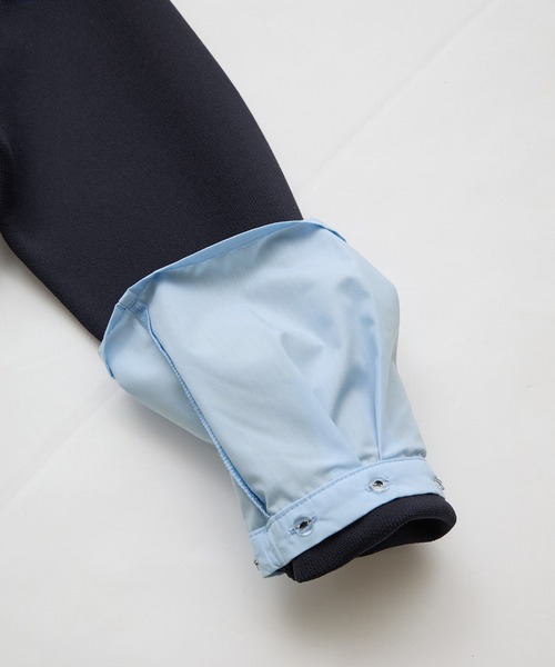 ROPE' PICNIC（ロペピクニック）の「襟フリルドッキングカーディガン（カーディガン/ボレロ・レディース・ダークブラウン/ネイビー/クリーム・FREE）」の7枚目の写真