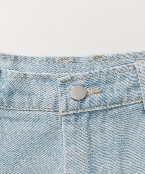 HOOK(フック)の「バギー ルーズデニムパンツ(デニムパンツ・レディース・ライトブルー・S/L/M)」の16枚目の写真