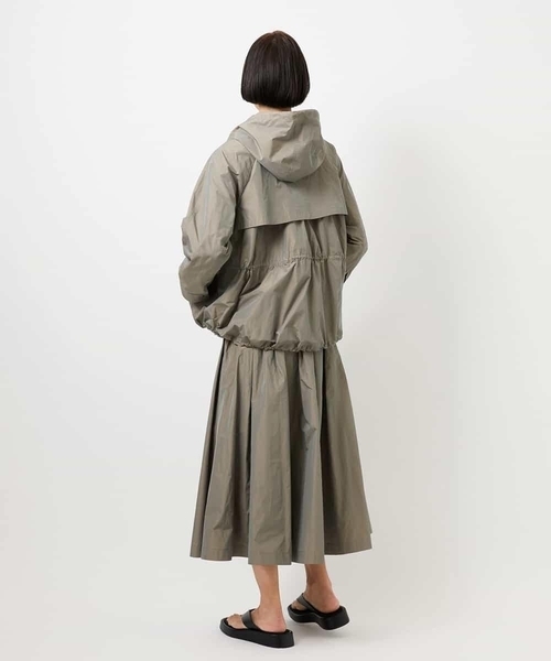 MICHEL KLEIN（ミッシェル・クラン）の「[セットアップ対応]タフタライトブルゾン（ナイロンジャケット・レディース・カーキ/ブラック・38）」の22枚目の写真