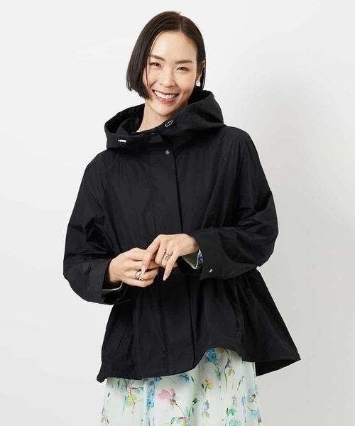 MICHEL KLEIN（ミッシェル・クラン）の「[セットアップ対応]タフタライトブルゾン（ナイロンジャケット・レディース・カーキ/ブラック・38）」の13枚目の写真