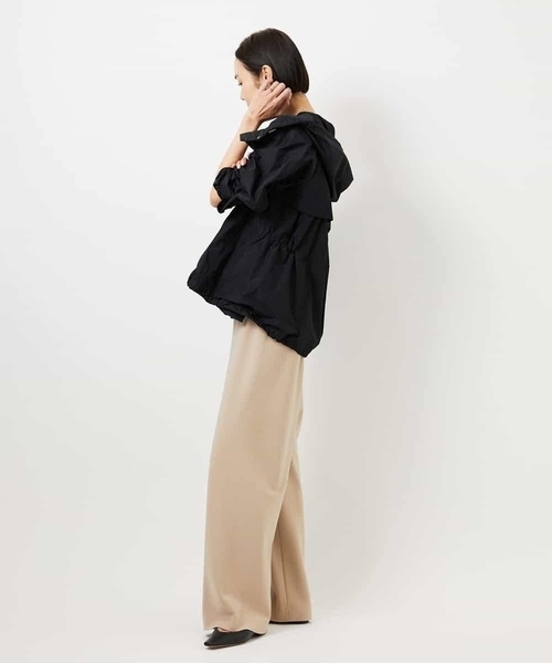 MICHEL KLEIN（ミッシェル・クラン）の「[セットアップ対応]タフタライトブルゾン（ナイロンジャケット・レディース・カーキ/ブラック・38）」の12枚目の写真