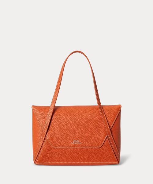 POLO RALPH LAUREN(ポロ ラルフ ローレン)の「Polo Play レザー ミニ エンベロープ バッグ(ハンドバッグ・レディース・オレンジ・ONE)」の4枚目の写真