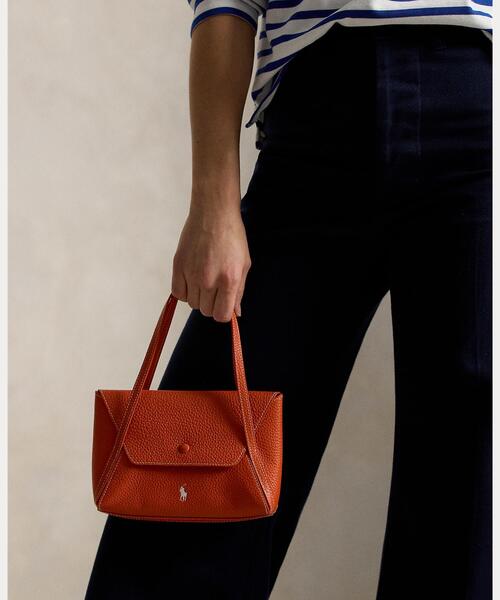 bibiy. LOLA PEPURAMU POLO 正規品　新品未開封 Polo Play レザー ミニ エンベロープ バッグ（ハンドバッグ）｜POLO