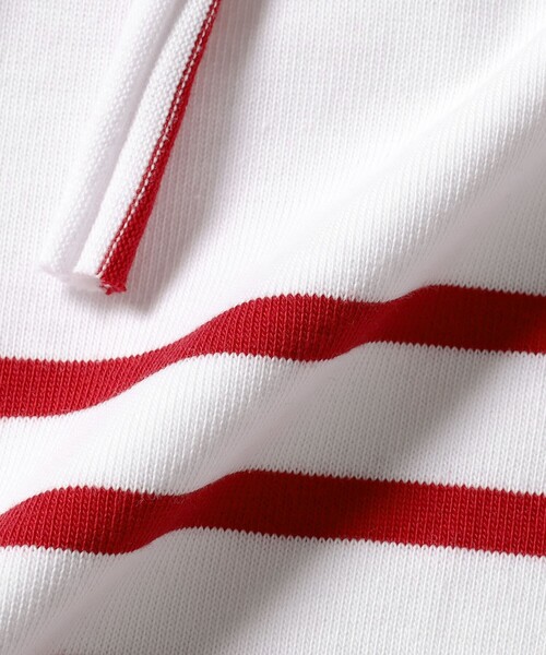 CAROLINA GLASER（カロリナ グレイサー）の「ボーダー リボン ロングスリーブ カットソー（Tシャツ/カットソー・レディース・ブルー/レッド・ONE SIZE）」の14枚目の写真