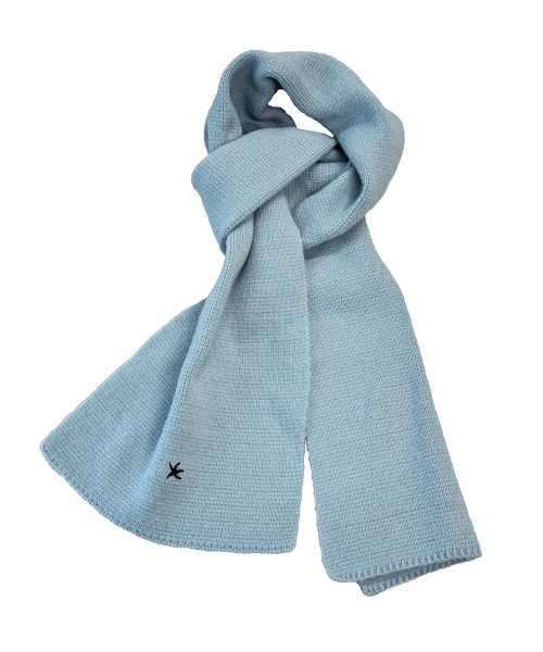 THECOLDESTMOMENT(ザコールデストモーメント)の「TCM mini logo plain muffler (sky blue)(マフラー・レディース・その他・ONE SIZE)」の1枚目の写真