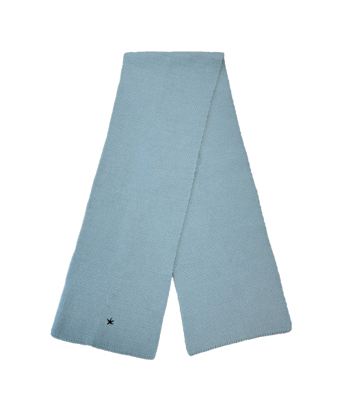 THECOLDESTMOMENT(ザコールデストモーメント)の「TCM mini logo plain muffler (sky blue)(マフラー・レディース・その他・ONE SIZE)」の3枚目の写真