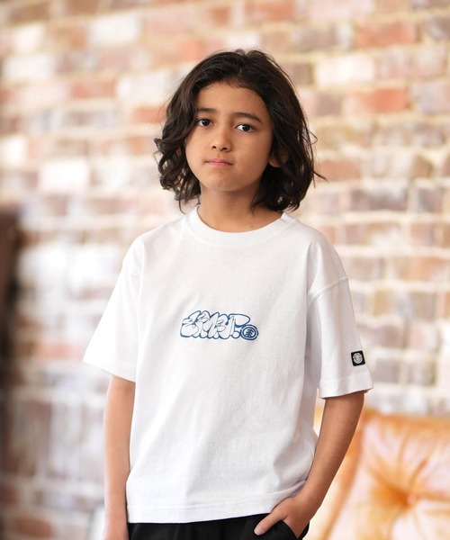 ELEMENT（エレメント）の「ELEMENT/エレメント キッズ 半袖 Tシャツ ロゴ バックプリント BG025252（Tシャツ/カットソー・キッズ・ホワイト/チャコールグレー/ブラック・130cm/140cm/150cm/160cm）」の7枚目の写真