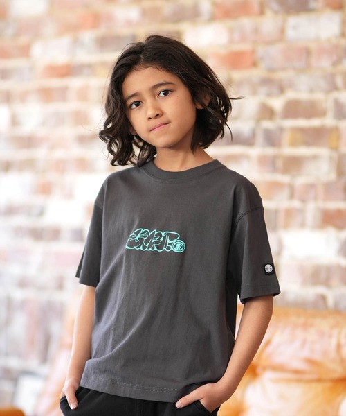 ELEMENT（エレメント）の「ELEMENT/エレメント キッズ 半袖 Tシャツ ロゴ バックプリント BG025252（Tシャツ/カットソー・キッズ・ホワイト/チャコールグレー/ブラック・130cm/140cm/150cm/160cm）」の19枚目の写真