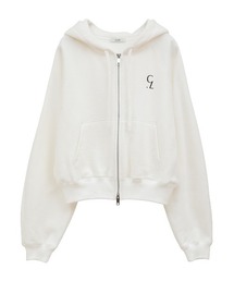 CLANE/クラネ/LOGO COMPACT ZIPUP HOODIE