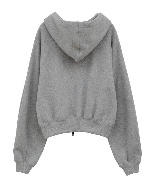 CLANE（クラネ）の「CLANE/クラネ/LOGO COMPACT ZIPUP HOODIE（パーカー・レディース・ブラック/グレー/ホワイト・1）」の21枚目の写真