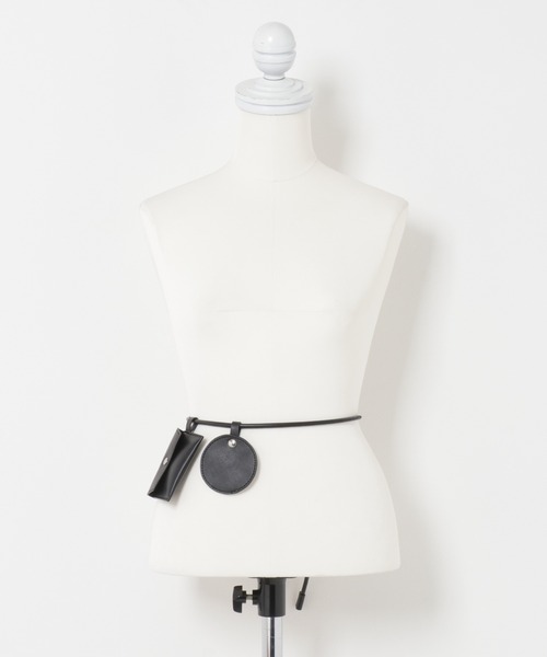 SENSE OF PLACE by URBAN RESEARCH(センスオブプレイスバイアーバンリサーチ)の「コンビカラーポーチツキベルト(ベルト・レディース・ブラック/ベージュ/ブラウン・ONE)」の21枚目の写真