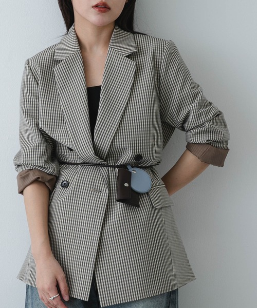 SENSE OF PLACE by URBAN RESEARCH(センスオブプレイスバイアーバンリサーチ)の「コンビカラーポーチツキベルト(ベルト・レディース・ブラック/ベージュ/ブラウン・ONE)」の10枚目の写真