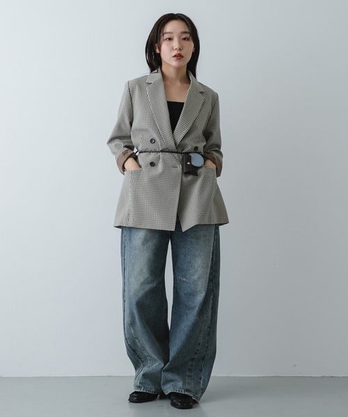 SENSE OF PLACE by URBAN RESEARCH(センスオブプレイスバイアーバンリサーチ)の「コンビカラーポーチツキベルト(ベルト・レディース・ブラック/ベージュ/ブラウン・ONE)」の11枚目の写真