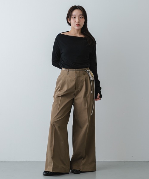 SENSE OF PLACE by URBAN RESEARCH(センスオブプレイスバイアーバンリサーチ)の「コンビカラーポーチツキベルト(ベルト・レディース・ブラック/ベージュ/ブラウン・ONE)」の17枚目の写真