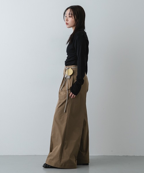 SENSE OF PLACE by URBAN RESEARCH(センスオブプレイスバイアーバンリサーチ)の「コンビカラーポーチツキベルト(ベルト・レディース・ブラック/ベージュ/ブラウン・ONE)」の18枚目の写真