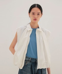 DRESSLAVE | balloon sleeveless zip blouse(バルーンノースリーブジップブラウス)(シャツ/ブラウス)