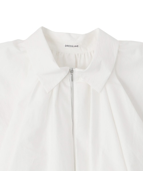 DRESSLAVE(ドレスレイブ)の「balloon sleeveless zip blouse(バルーンノースリーブジップブラウス)(シャツ/ブラウス・レディース・ホワイト・38)」の10枚目の写真