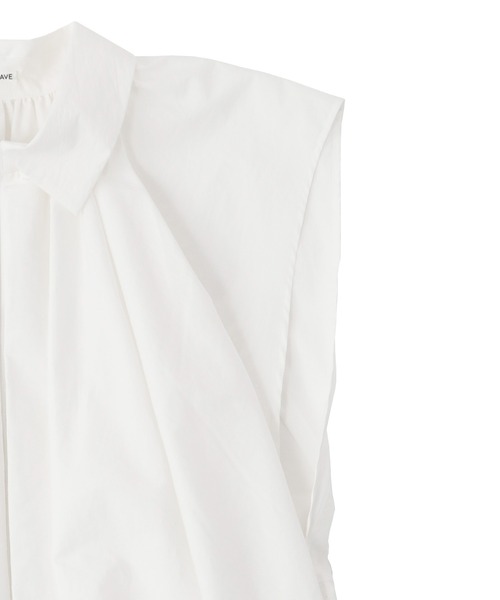 DRESSLAVE(ドレスレイブ)の「balloon sleeveless zip blouse(バルーンノースリーブジップブラウス)(シャツ/ブラウス・レディース・ホワイト・38)」の11枚目の写真