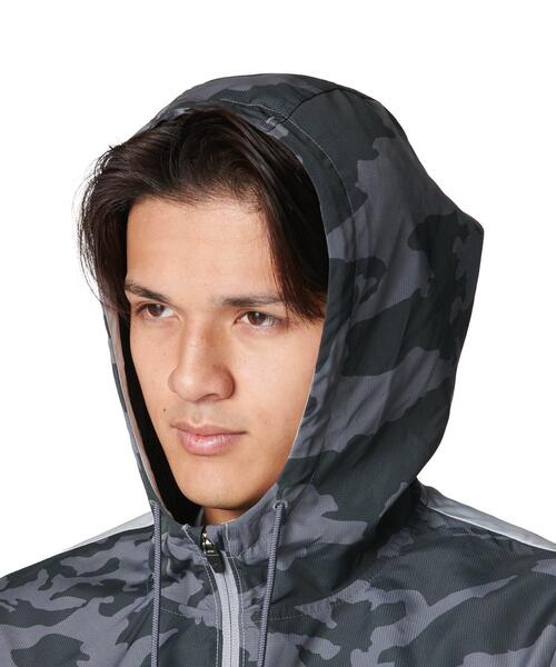 UNDER ARMOUR（アンダーアーマー）の「UAメッシュ ライナー ノベルティ ジャケット（ライフスタイル/メンズ）（その他アウター・メンズ・グレー×ホワイト・M/3XL/XL/2XL/L）」の3枚目の写真