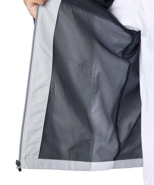 UNDER ARMOUR（アンダーアーマー）の「UAメッシュ ライナー ノベルティ ジャケット（ライフスタイル/メンズ）（その他アウター・メンズ・グレー×ホワイト・M/3XL/XL/2XL/L）」の4枚目の写真