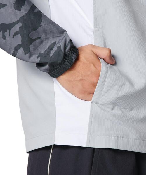 UNDER ARMOUR（アンダーアーマー）の「UAメッシュ ライナー ノベルティ ジャケット（ライフスタイル/メンズ）（その他アウター・メンズ・グレー×ホワイト・M/3XL/XL/2XL/L）」の5枚目の写真