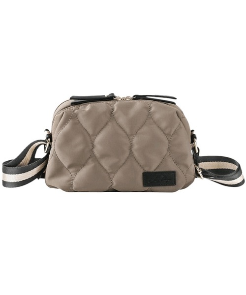 LIZDAYS(リズデイズ)の「LIZDAYS QUILTED NYLON WALLET BAG(ショルダーバッグ・レディース・ダークグレー/ナチュラル/グリーン系/ブラック/グレイッシュベージュ・FREE)」の1枚目の写真
