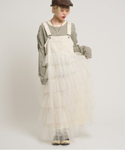 w closet（ダブルクローゼット）の「ワッフルボーダープルオーバー（Tシャツ/カットソー・レディース・ピンク/グリーン/ブラック・FREE）」の10枚目の写真