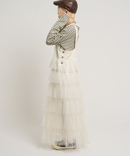 w closet（ダブルクローゼット）の「ワッフルボーダープルオーバー（Tシャツ/カットソー・レディース・ピンク/グリーン/ブラック・FREE）」の11枚目の写真