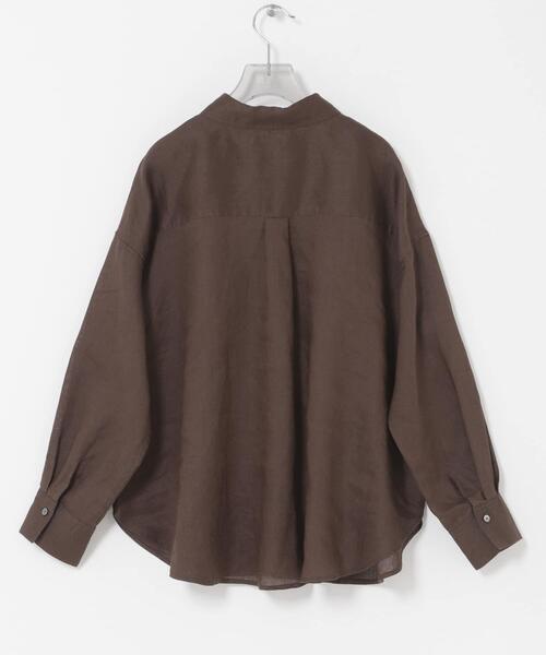 URBAN RESEARCH(アーバンリサーチ)の「リネン2WAYシャツ(シャツ/ブラウス・レディース・ベージュ/ブルー系その他/ホワイト/ブラウン/ピンク系その他・FREE)」の20枚目の写真