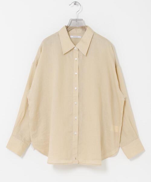 URBAN RESEARCH(アーバンリサーチ)の「リネン2WAYシャツ(シャツ/ブラウス・レディース・ベージュ/ブルー系その他/ホワイト/ブラウン/ピンク系その他・FREE)」の14枚目の写真