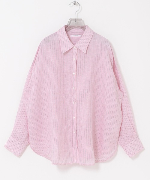 URBAN RESEARCH（アーバンリサーチ）の「リネン2WAYシャツ（シャツ/ブラウス・レディース・ベージュ/ブルー系その他/ホワイト/ブラウン/ピンク系その他・FREE）」の14枚目の写真