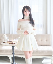 Rose muse ニット Rose Muse（ロゼミューズ） ニット セーター Choker lace knit