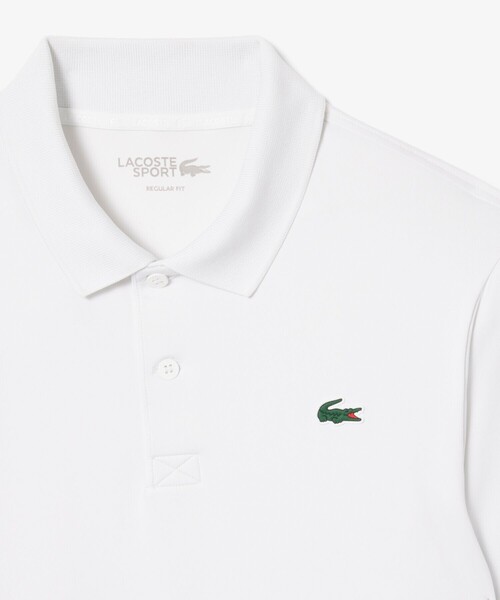 LACOSTE（ラコステ）の「UVカット 吸水速乾 エッセンシャルウルトラドライ長袖ゴルフポロシャツ（ポロシャツ・メンズ・ホワイト・3/4/5）」の2枚目の写真