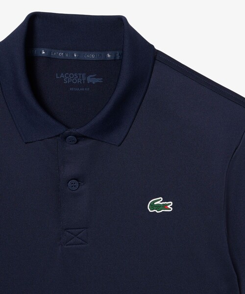 LACOSTE（ラコステ）の「UVカット 吸水速乾 エッセンシャルウルトラドライ長袖ゴルフポロシャツ（ポロシャツ・メンズ・ホワイト・3/4/5）」の4枚目の写真