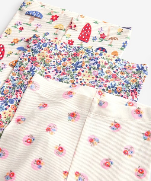 Cath Kidston(キャスキッドソン)の「キッズ レギンス3枚セットNavy Floral(レギンス/スパッツ・キッズ・アイボリー・100/110)」の7枚目の写真