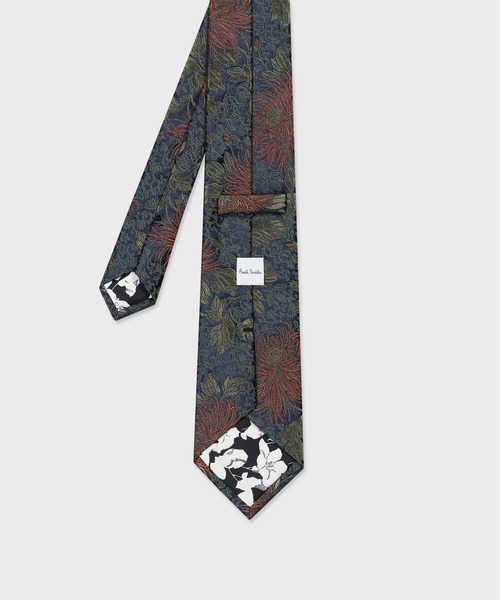Paul Smith(ポールスミス)の「ボタニカル ジャカード タイ【160060 552MJ】(ネクタイ・メンズ・ブルー/オレンジ・FREE)」の5枚目の写真