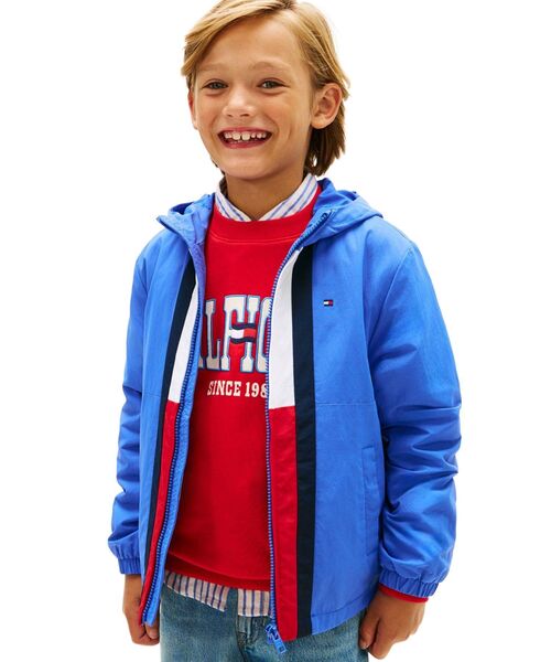 セール】COLOURBLOCK FLAG JACKET（ナイロンジャケット）｜TOMMY 