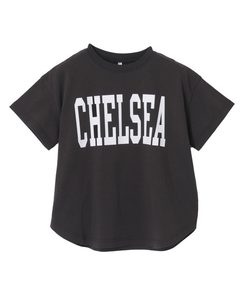 coca(coca)(コカ)の「キッズ 親子お揃いテールカットカレッジビッグTシャツ(Tシャツ/カットソー・キッズ・ライトグレー/ホワイト/ブラック/ライトブルー/B/ブルー/A/チャコール・120/130/140/150)」の18枚目の写真