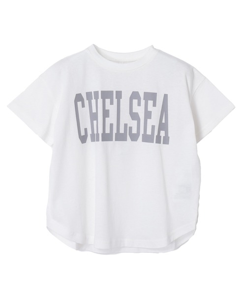 coca(coca)(コカ)の「キッズ 親子お揃いテールカットカレッジビッグTシャツ(Tシャツ/カットソー・キッズ・ライトグレー/ホワイト/ブラック/ライトブルー/B/ブルー/A/チャコール・120/130/140/150)」の19枚目の写真
