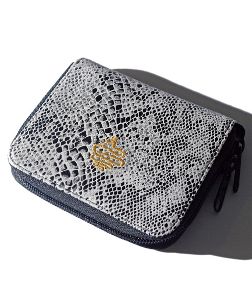 ALDIES(アールディーズ)の「Python Wallet / パイソンウォレット(財布・メンズ・ベージュ/ブラック・FREE)」の1枚目の写真