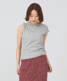 Ray BEAMS | アシンメトリー オフショルダー Tシャツ(Tシャツ/カットソー)