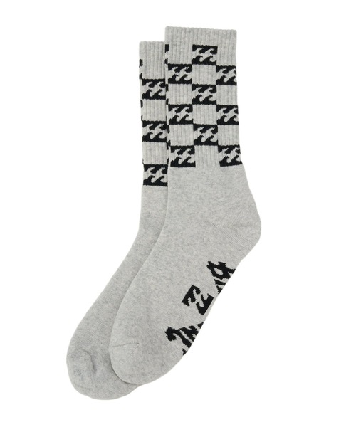 BILLABONG(ビラボン)の「BILLABONG メンズ WAVE CHECKER SOCKS ソックス 【2026年春夏モデル】(ソックス/靴下・メンズ・グレー/オフホワイト/ブラック・FREE)」の3枚目の写真