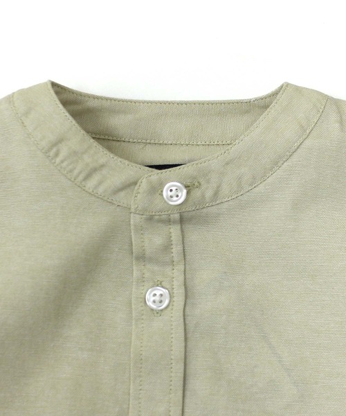SHISKY(シスキー)の「無地レギュラー バンドカラー オーバーシャツ(914-02)(シャツ/ブラウス・キッズ・ベージュ系その他/ホワイト系その他/グレー系その他/グリーン系その他・120/110/160/150/140/130)」の18枚目の写真