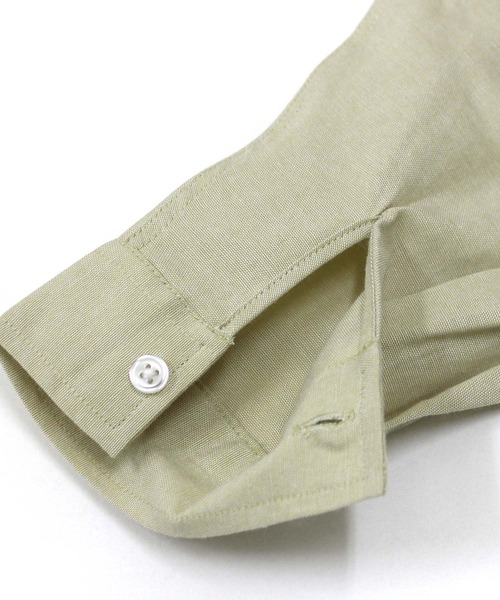 SHISKY(シスキー)の「無地レギュラー バンドカラー オーバーシャツ(914-02)(シャツ/ブラウス・キッズ・ベージュ系その他/ホワイト系その他/グレー系その他/グリーン系その他・120/110/160/150/140/130)」の14枚目の写真