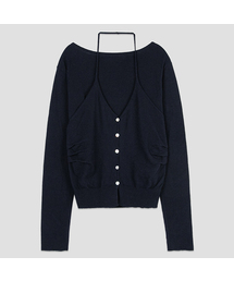 ATELIER NAIN｜アトリエナインのニット/セーター（ブルー・ネイビー