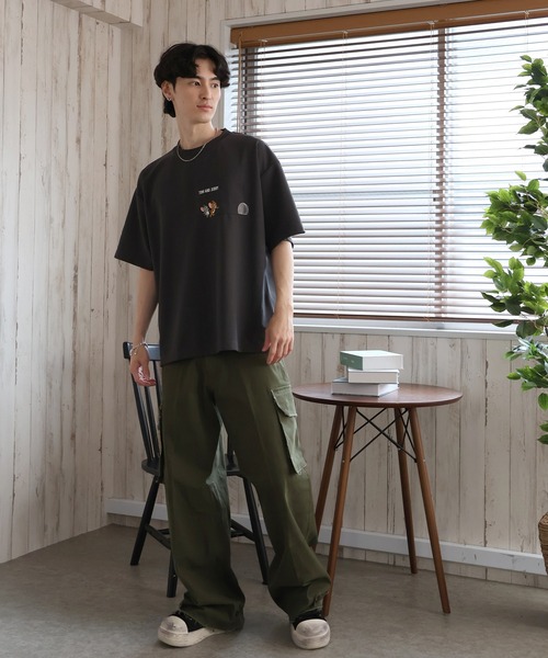 Tom&Jerry(トムアンドジェリー)の「【Tom & Jerry/トム & ジェリー】アムンゼン ポケット付き ロゴ 半袖Tシャツ(Tシャツ/カットソー・メンズ・ダークブルー/スミクロ/ライトグレー/ホワイト・M/L/LL)」の14枚目の写真