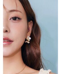 EATME | ダブルフラワーピアス(ピアス（両耳用）)